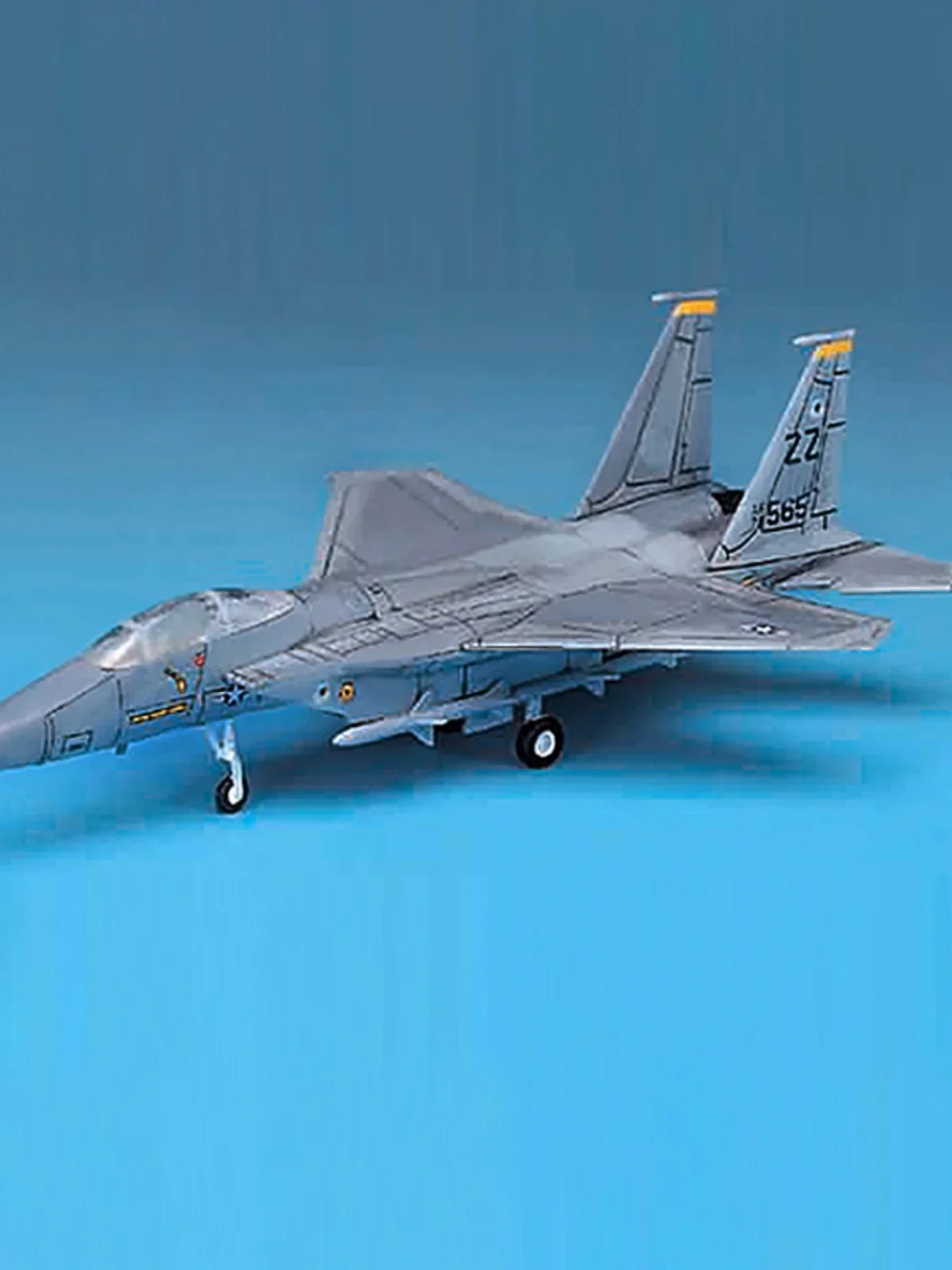 Academy Assembly Aircraft Model Kit 12609 US F-15 Eagle Fighter 1/144