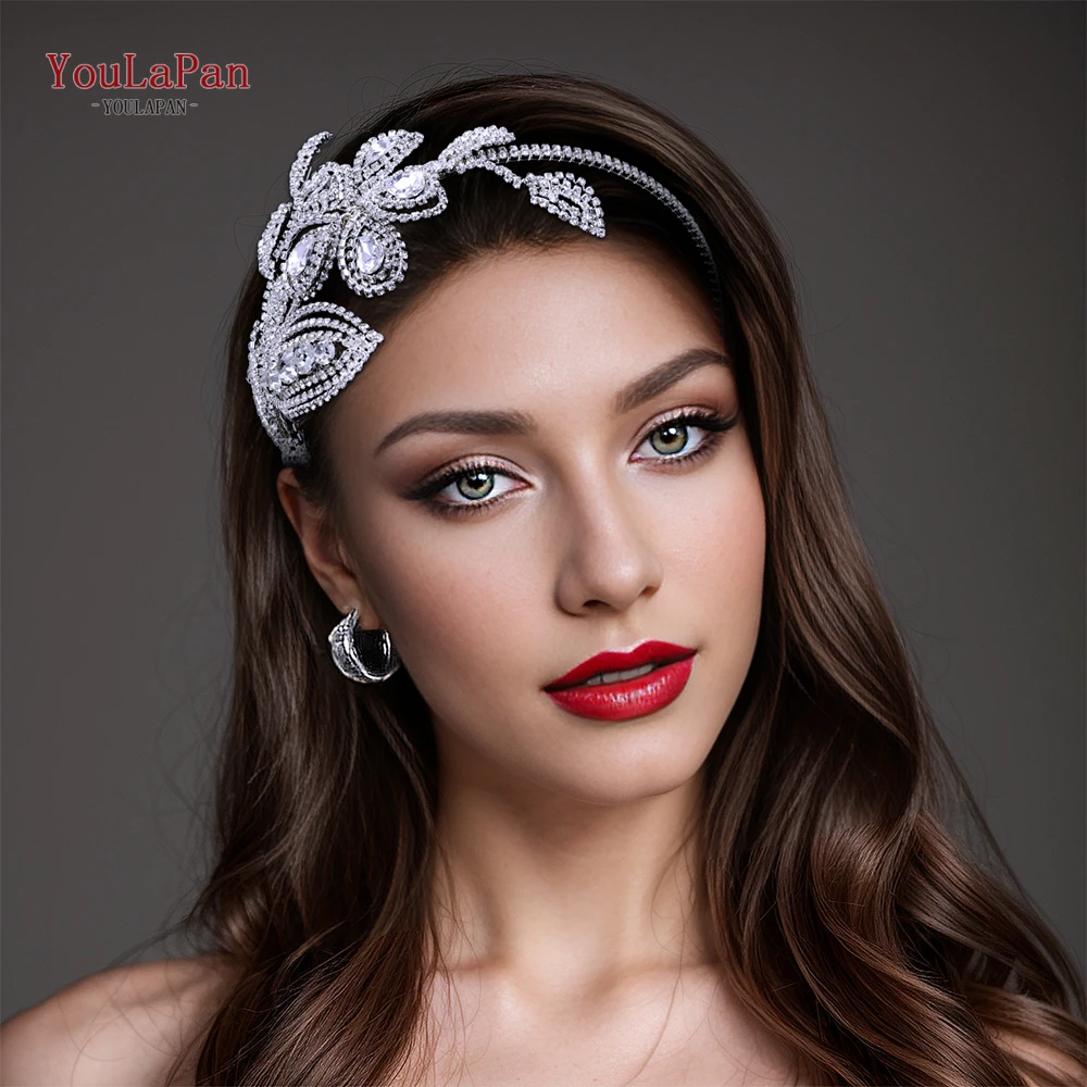 YouLasaupoudrer-Cerceau de cheveux de mariage pour femme, fleur en biscuits, coiffage de maquillage, vêtements de sauna de mariage, ornements de jardins, 702