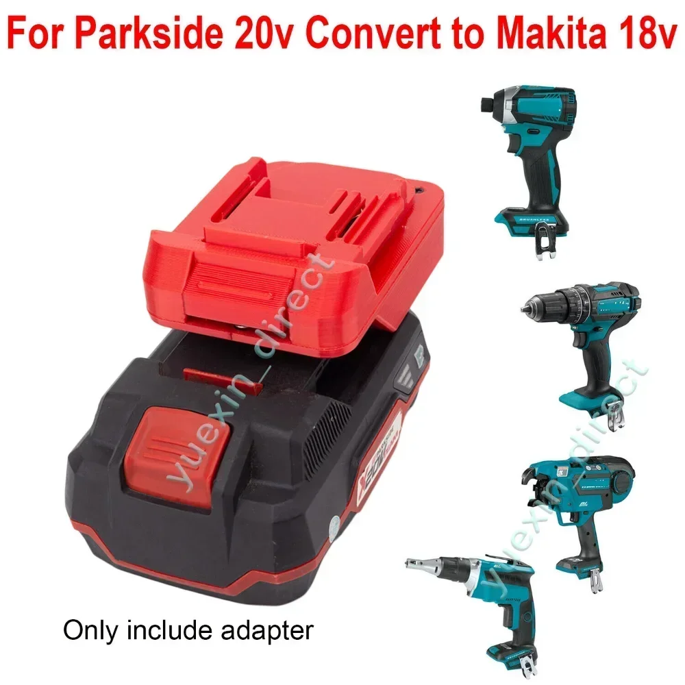 Lidl Parkside X20V 리튬 이온 배터리용 어댑터, MAKITA 18V BL 무선 드릴 도구용 변환, 도구 및 배터리 미포함