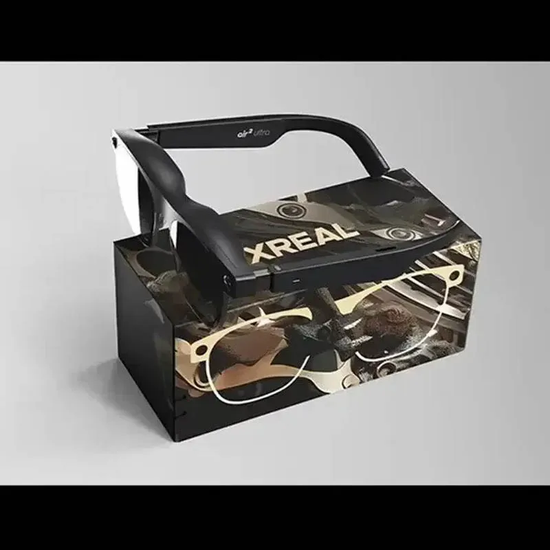 Conjunto completo de trajes Xreal Air 2 Ultra Smart Ar gafas HD 1080P vista 6 Dof 52 Fov 4K 3D 385 pantalla gigante vista Nreal cine privado