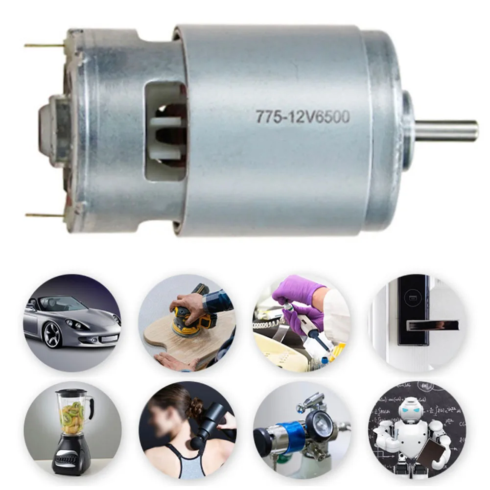 Adjustable Speed Motor 775 DC Motor Forward And Reverse Rotation Heat Dissipation Metal Material Measured Parameters
