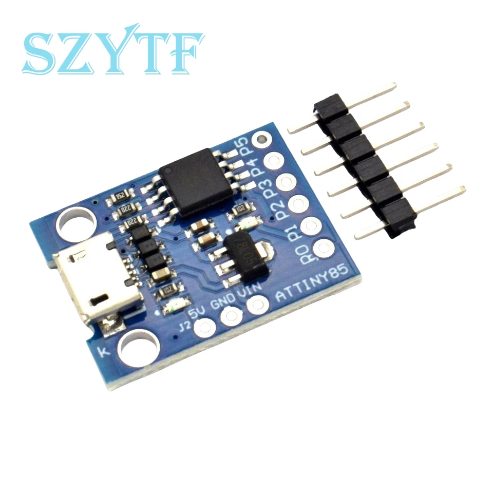 ATtiny85 Digispark Kickstarter Micro USB Development Board Module For Arduino IIC I2C TWI SPI Low Power Microcontroller