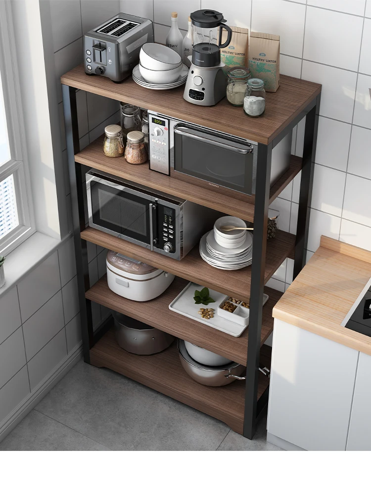 

Kitchen Multi-layer Storage Ra Stand Home Use Organizer elf Pot Holder Microwave Spice Ra und Placement