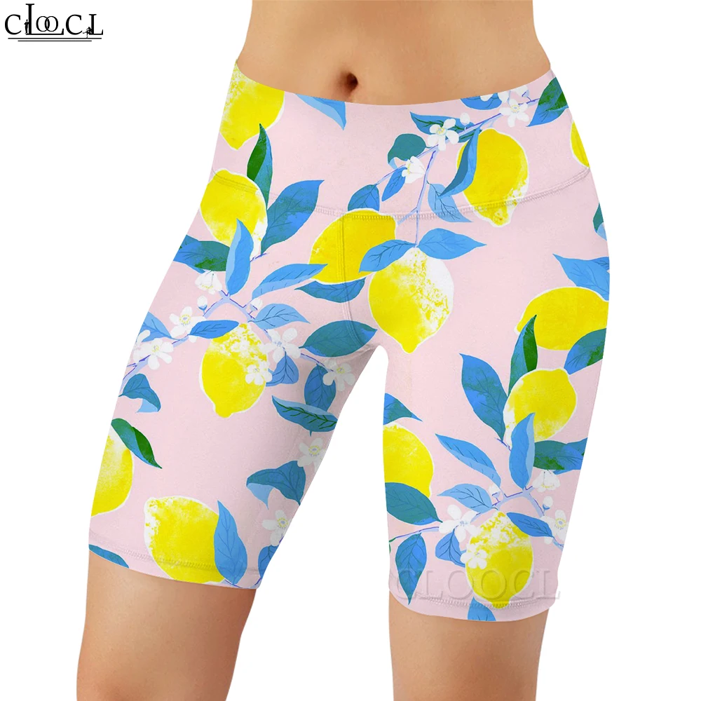 CLOOCL Women Legging Tropical Plants 3D Printed Casual Shorts for Female Gym Workout Sports Push-up Leggings Fashion Sportswear