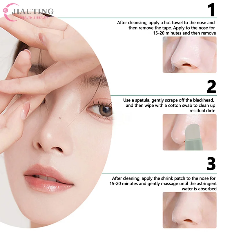 1 pz professionale naso pulizia profonda punti neri brufolo strumento di rimozione spatola viso esfoliante poroso detergente corpo cura della pelle bellezza