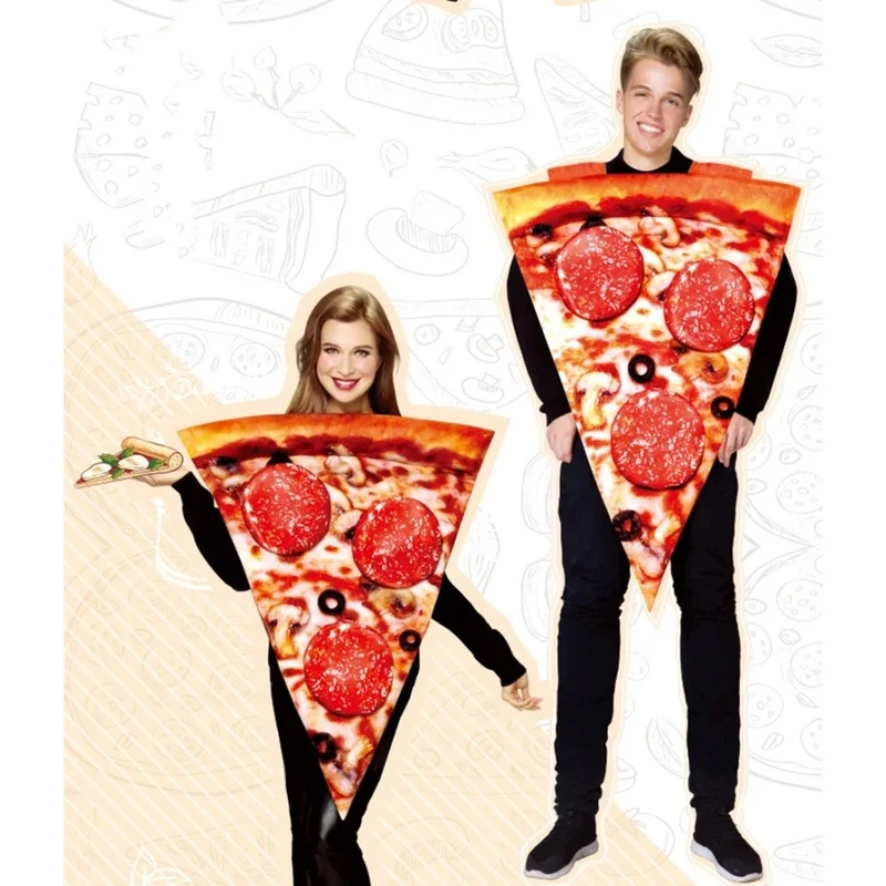 

Хэллоуин Косплей Костюм Пиццы Еда Праздничная Одежда Для Взрослых И Детей