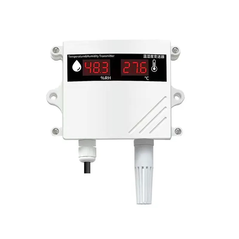 High-precision temperature and humidity transmitter sensor RS485 wireless wall-mounted industrial 0-5V 0-10V 4-20mA