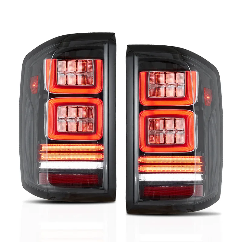 

New Style High Quality Tail Lamp Full LED Modified Taillight For 2012-2015 2014-2018 Chevrolet Silverado Upgraded Rear Lamp