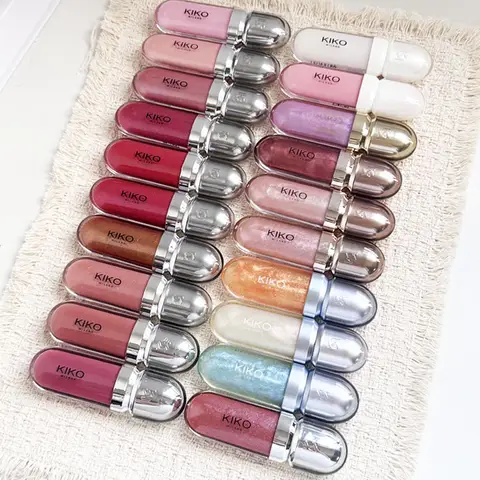KIKO 3D Hydra Lipgloss 6ml & 3D Hydra Xtreme Lip Gloss Limited Edition Moisturising Lip Balm Lip Combo Hot Brand Makeup Products