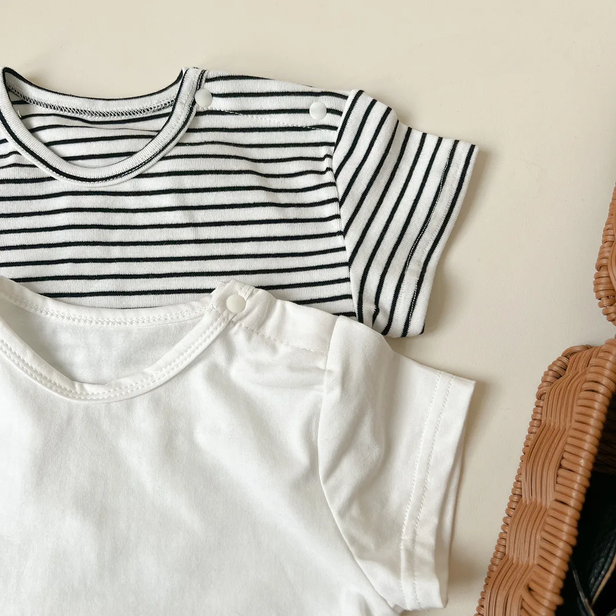 Summer Korean UNITIM Baby Boys 2PCS Clothes Set Cotton Short Sleeve T-shirts Strap Thin Shorts Suit Infant Boys Outfits