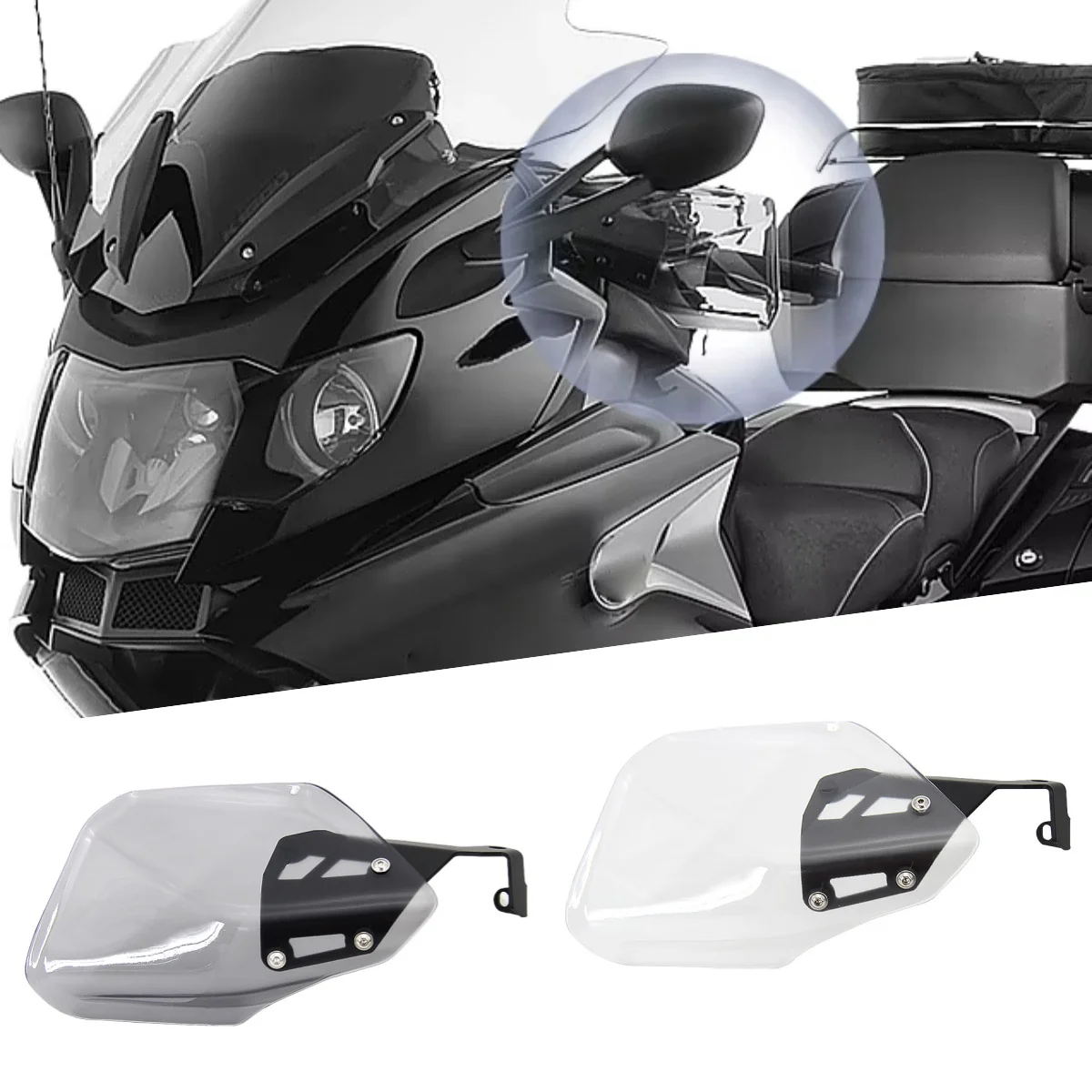 Osłony dłoni motocyklowe BMW K1600B K1600 Grand America K1600GT K1600GTL K 1600 B 19-21, ochraniacze, osłony przed wiatrem