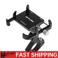 GUB PLUS 21 Bike Phone Holder Aluminum Alloy Cell Phone Mount Holder Rotatable Adjustable Anti-slip for 22.2-31.8mm Handlebar