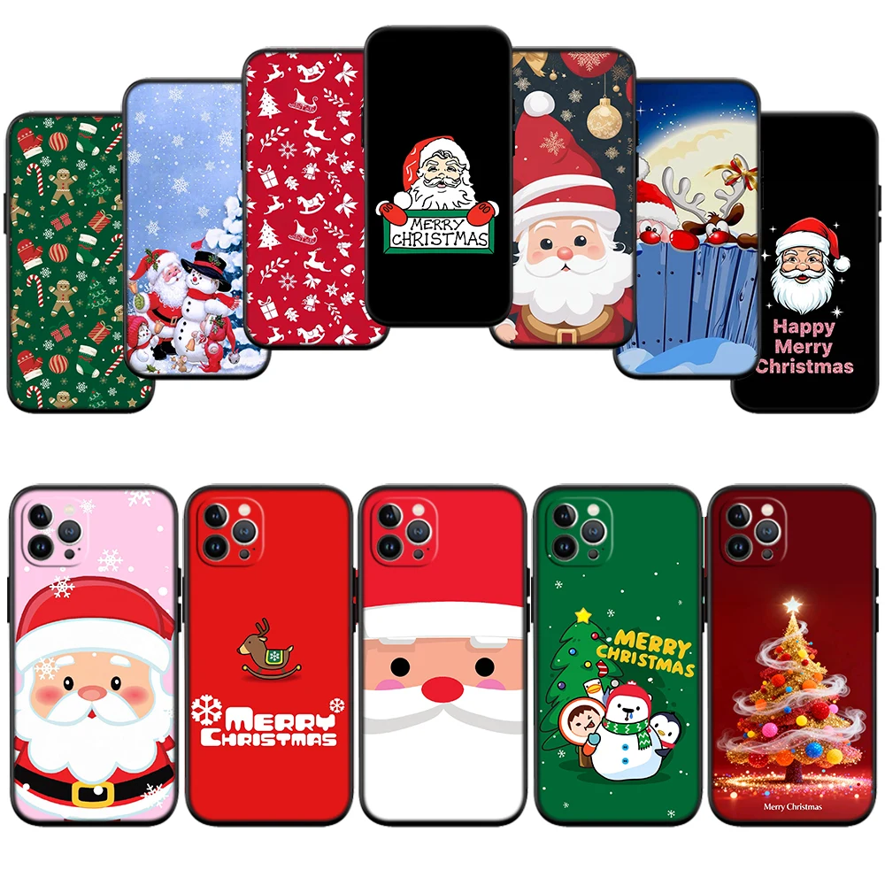IO63 Merry Christmas Gift Phone Case for Samsung Galaxy A52S A53 A55 A56 A70 A71 A72 A73 F06 F16 F56 S10e S10 S10+ Plus