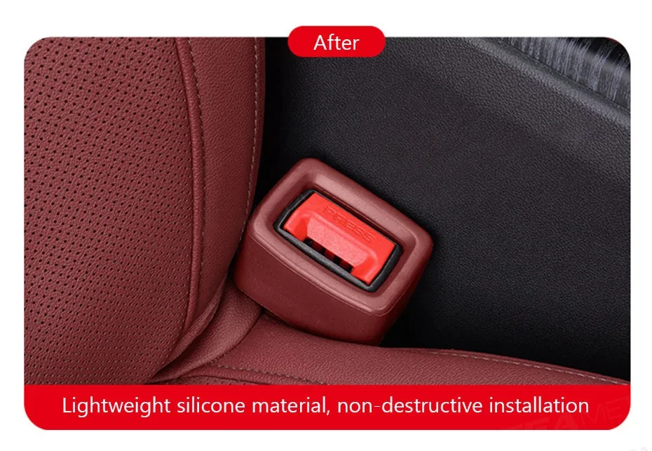 Neue Auto Sitz Gürtel Schnalle Abdeckung Anti Scratch Sicherheitsgurt Taste Schutz Sicherheitsgurt Schutz Abdeckung Auto Innen Zubehör – Detail 10