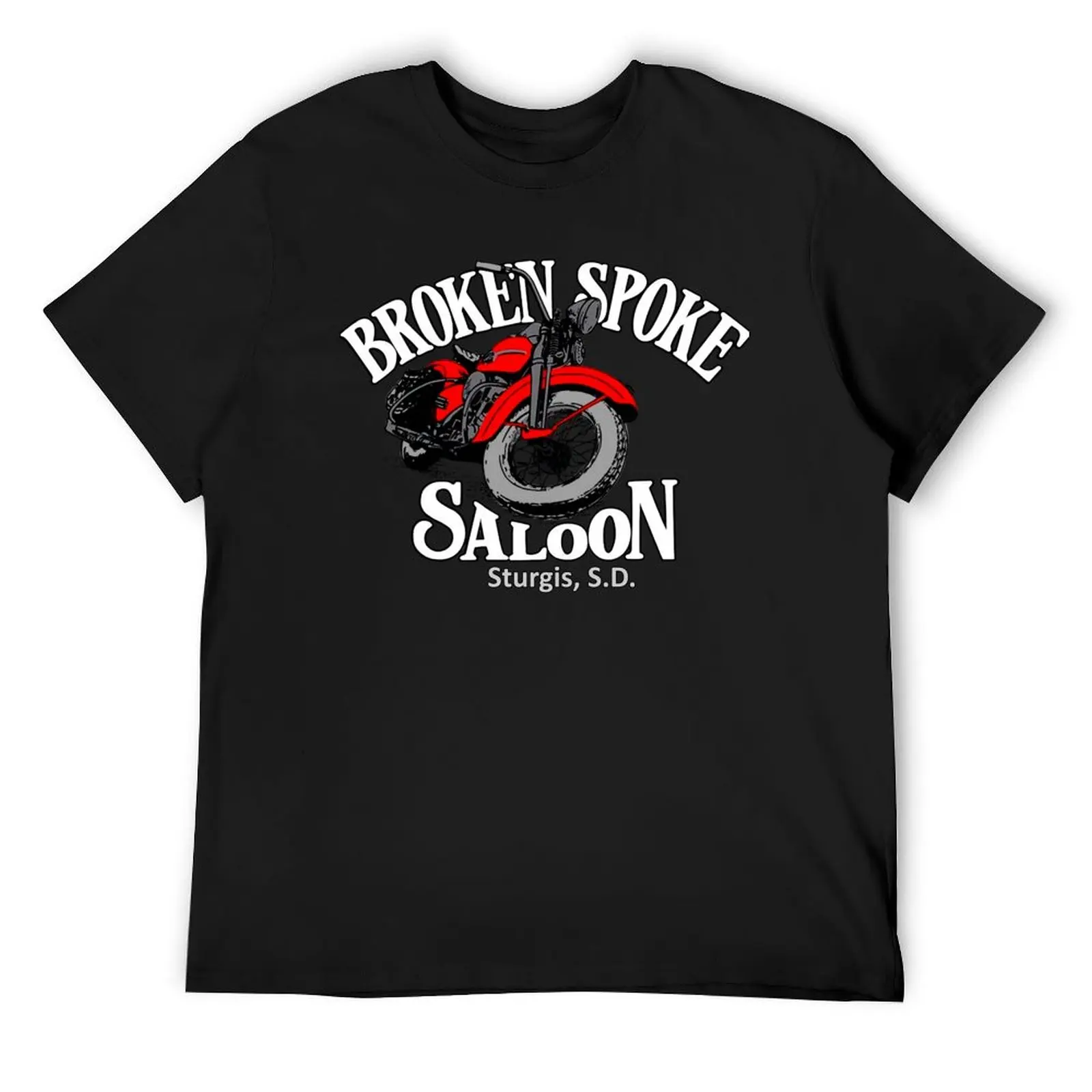 

80s Broken Spoke Saloon Motorcycle T-Shirt heavyweights croswit shirt man fashion shirts mens white t shirts