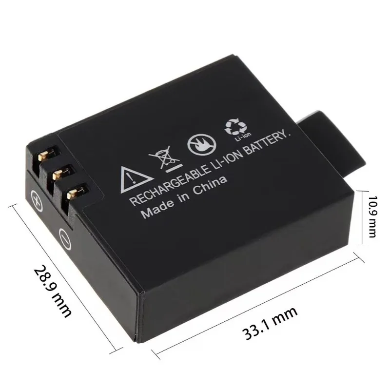 900mAh Rechargable Li-ion Battery for 3.7V SJCAM SJ4000 WiFi SJ5000 WiFi SJ6000 SJ7000 WIFi M10 SJ5000x Sport Action Camera DV
