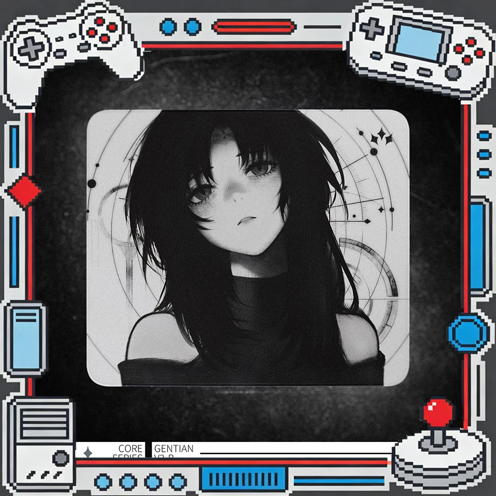 

Игровой коврик для мыши Aimstar Gentian V3, мягкий, для FPS-игр, 4 мм, нескользящий, аксессуары для киберспорта, кастомизированный коврик для мыши