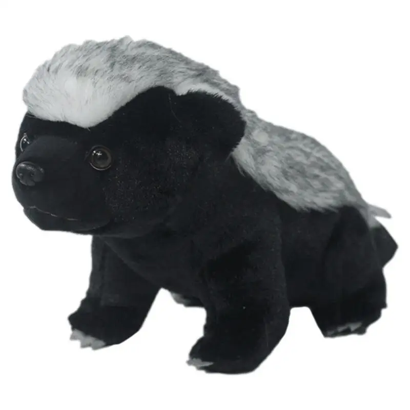 30cm Honey Badger Stuffed Toy Playful Stuffed Honey Badger Plush Doll Gift For Children's Day Home Decor For Living Rooms