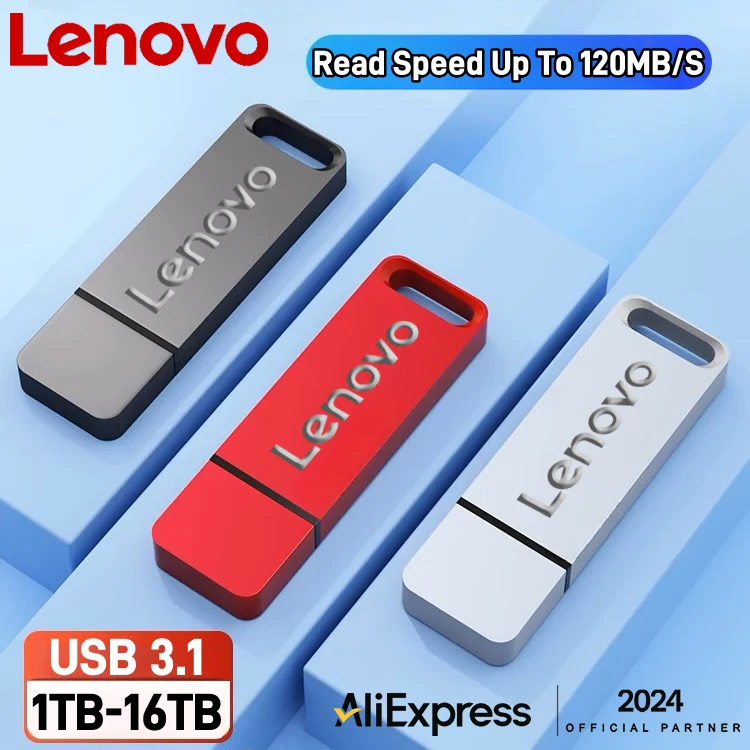 

Lenovo USB Memoria 16TB OTG Metal USB 3.1 Pen Drive Key 1TB 2TB Type C High Speed Pendrive Mini Flash Drive Memory Stick