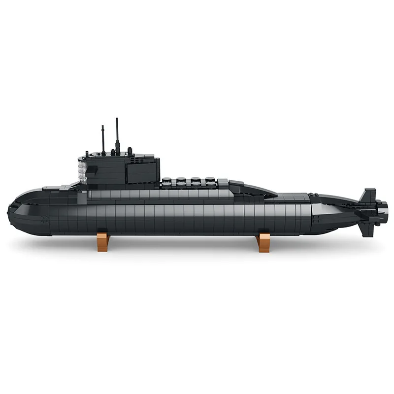 

Chinese Navy Military The Type 094 Strategic Nuclear Submarine Model Building Blocks Arms Bricks Toys Compatible With LEGO