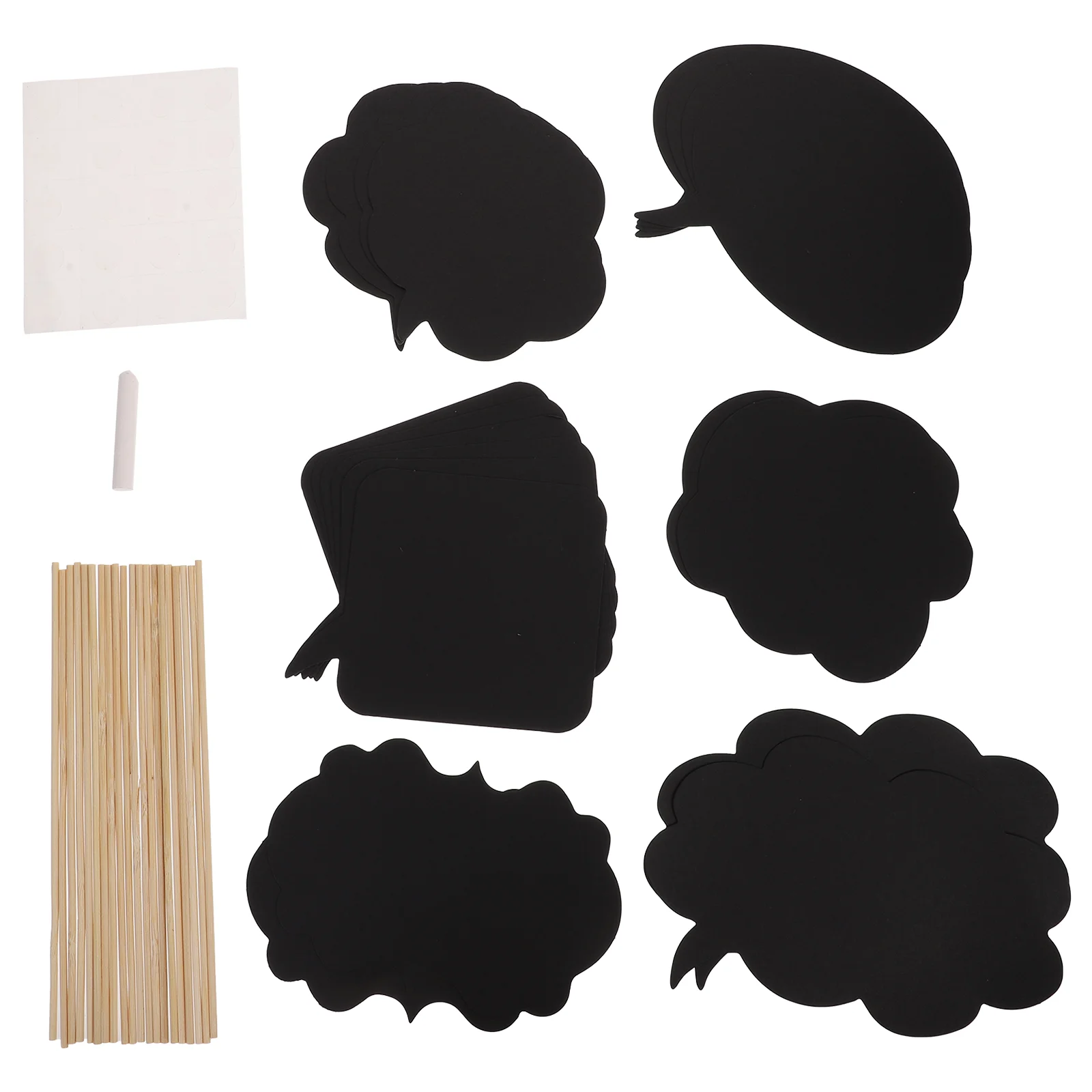 20 Pcs Paper Black Board For Weddings Photobooth Wedding Wedding Party Accessories Party Accessories Photomaton For Weddings