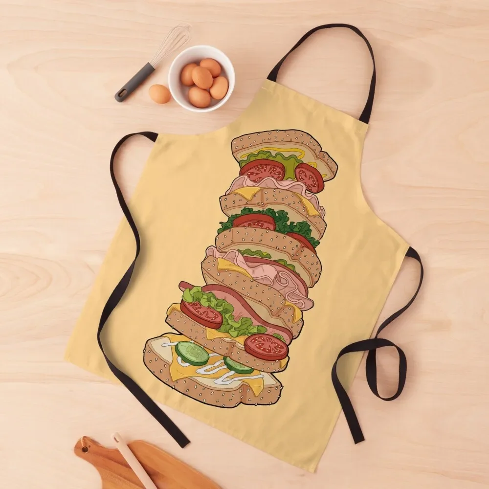 

Sandwich Apron Kitchen Apras For Women Women Kitchen'S Ladies kitchen clothes Apron