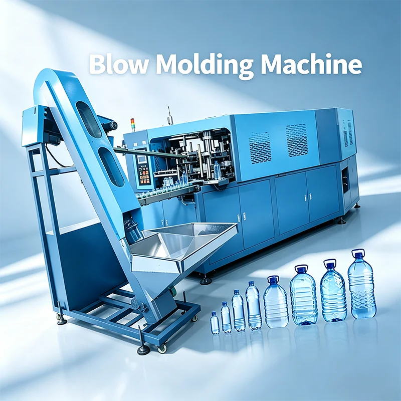 6 Cavity High Speed Automatic Pet Blow Molding Machine for 0.5L Mineral Water Bottle