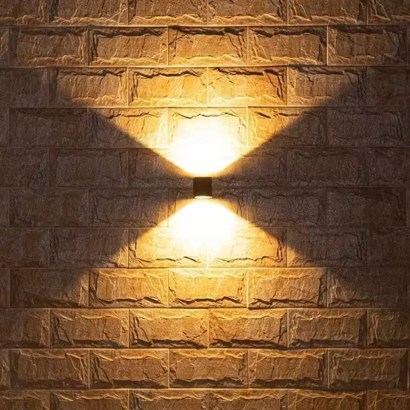 Fashionable Modern Outdoor Custom Waterproof Wall Lamp for Decoration Lighting Project Alloy LED