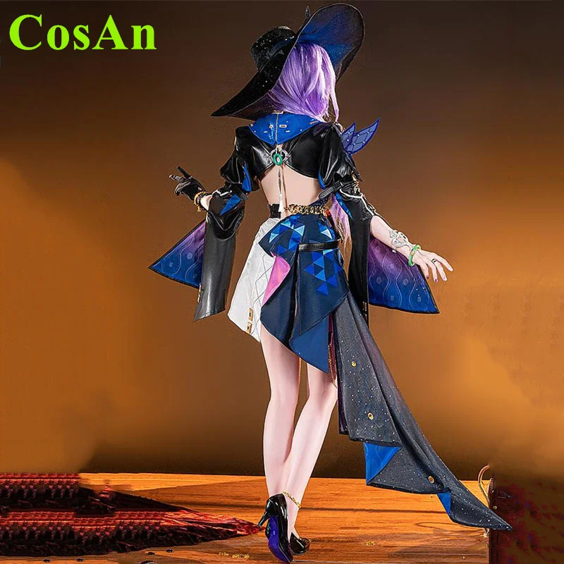 CosAn Honkai: Star Rail Jade Cosplay Costume Sweet Elegant Activity Party Role Play Clothing New Role Play Clothes Game