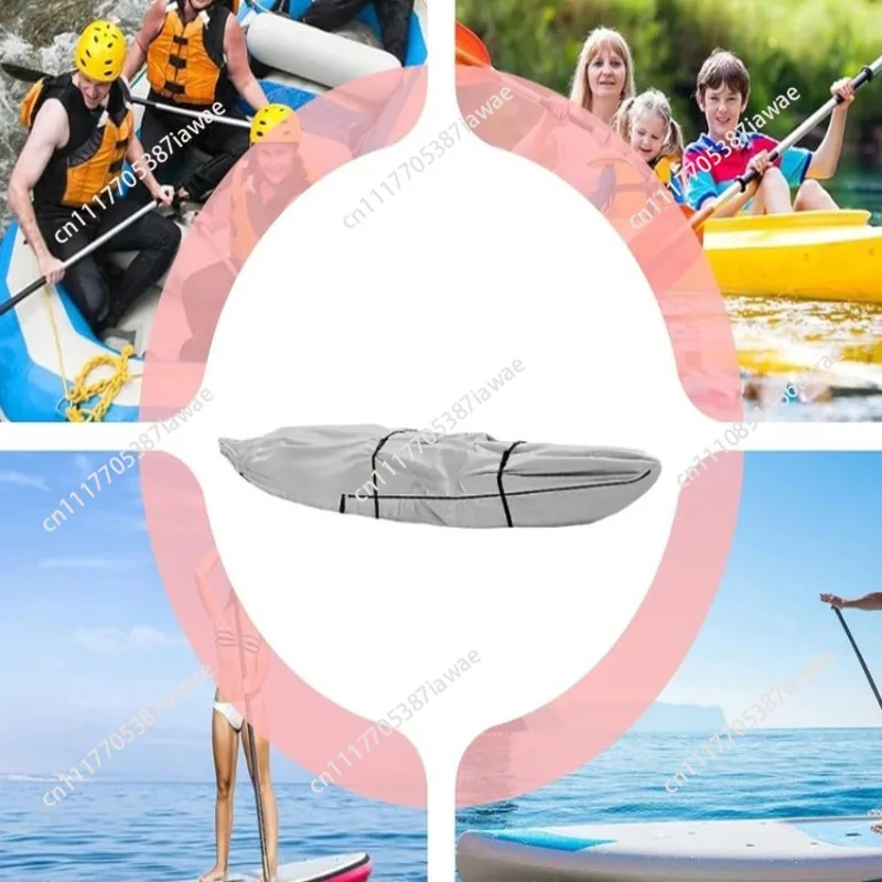 Outdoor kayak storage bag 420D Oxford cloth canoe dustproof assault boat boat boat protection cover waterproof