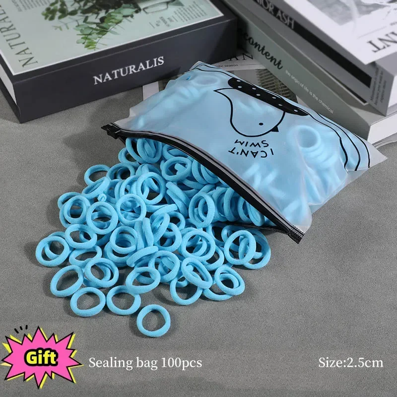 100/200 шт., Детские эластичные резинки для девочек