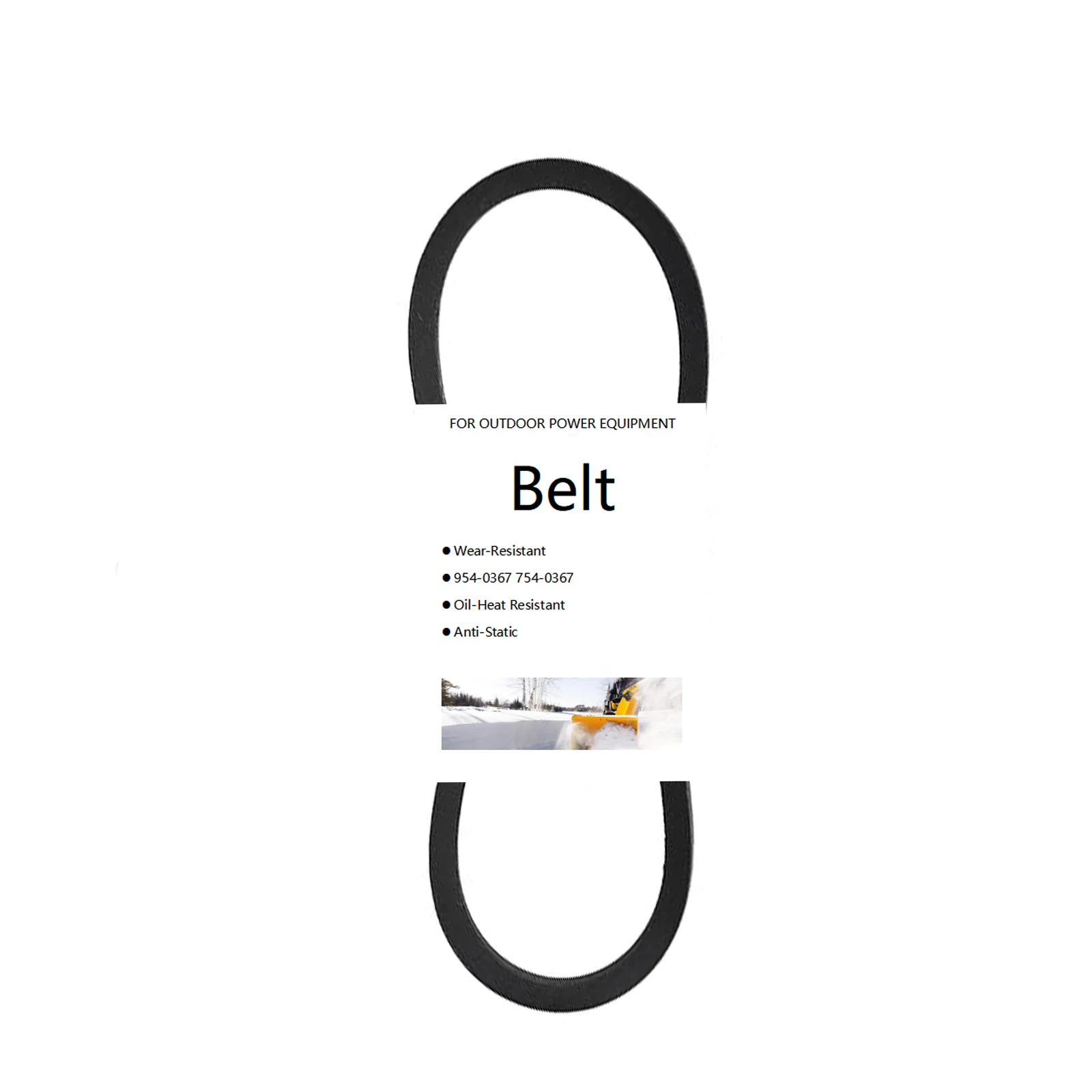 954-0367 Шнековый приводной ремень для MTD Craftsman Yard Machines Huskee Columbia Snowblower 754-0367