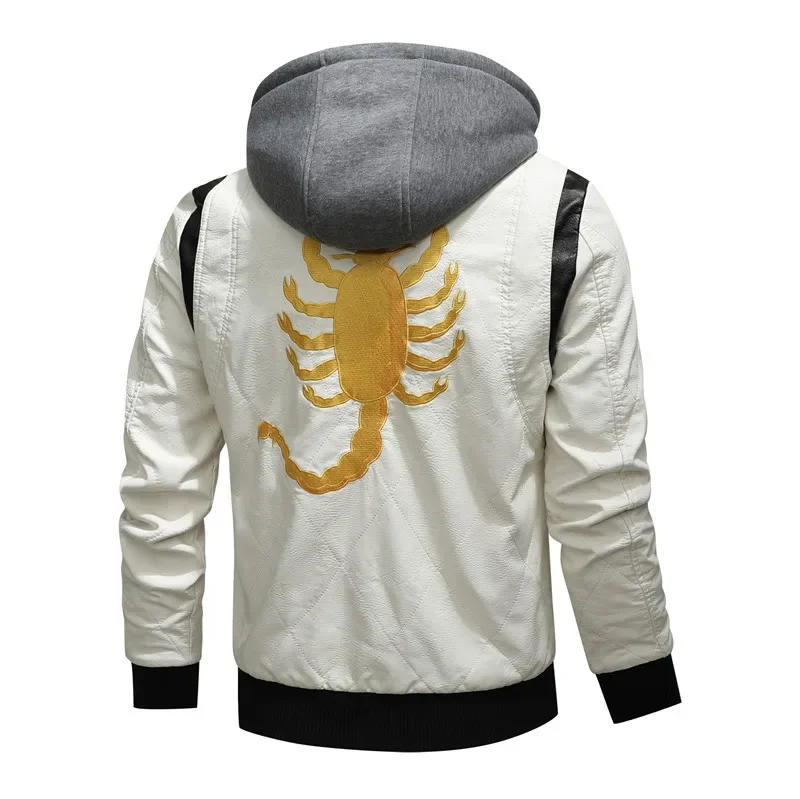 W Hooded embroidery