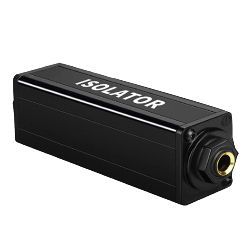

ABAE-New Professional 6.5 Audio Isolator Sound Current Noise Eliminator Ground Loop Isolator TS Audio Isolator
