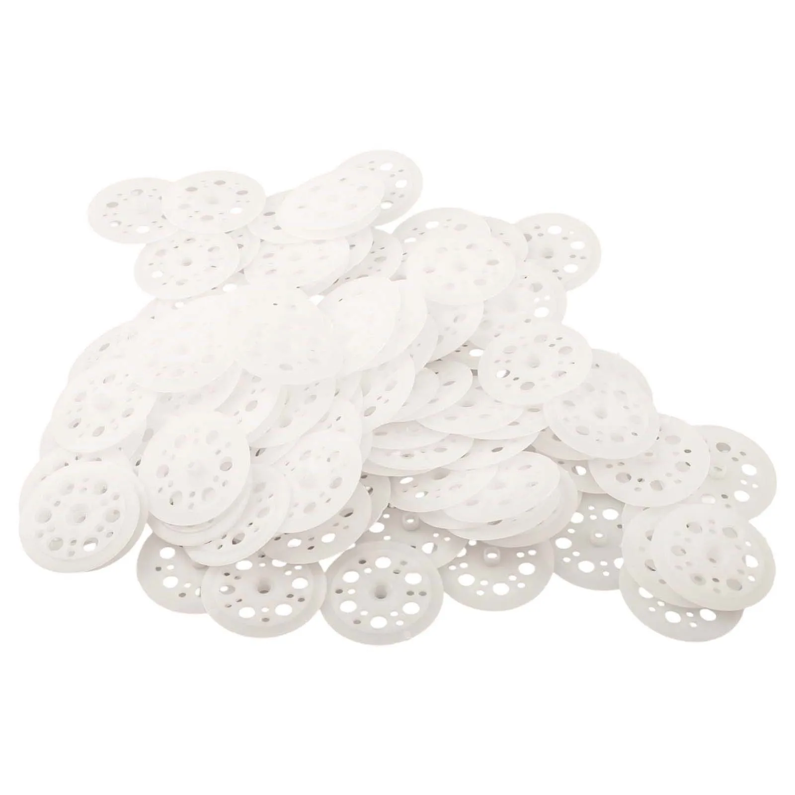 100pcs Plastic Washers for Reliable For Fixing and Supporting of Insulation Panels Compatible with Multiple Materials