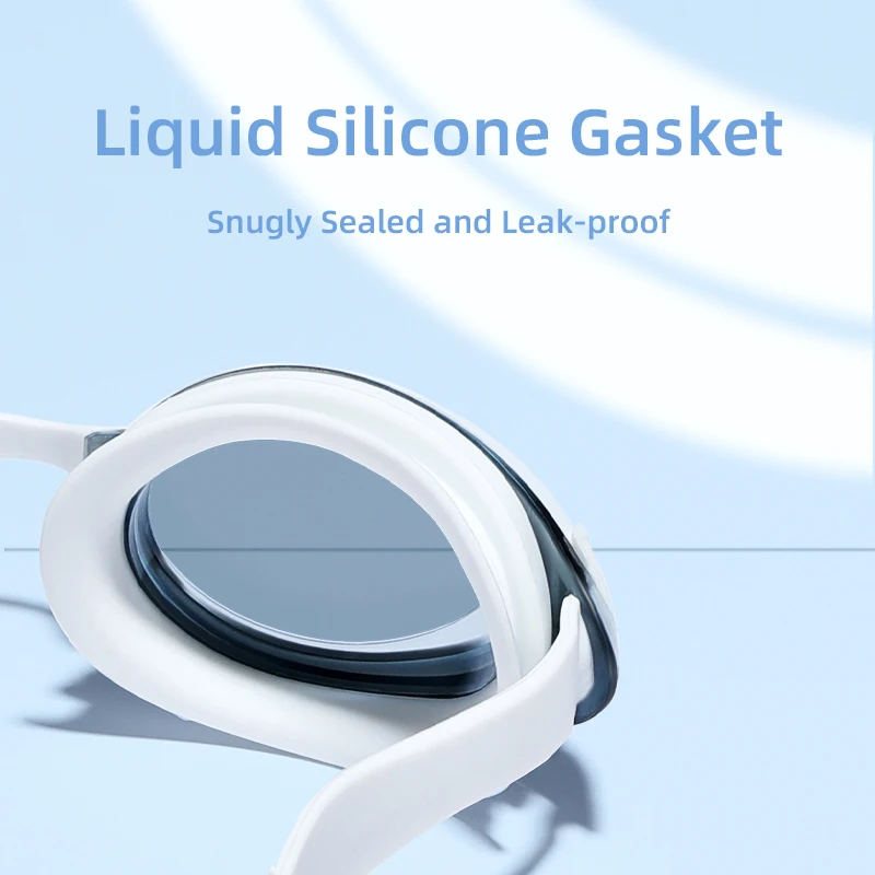 Aquaplay نظارات السباحة للكبار مادة السيليكون مقاوم للماء عدسات مضادة للضباب عالية الوضوح المهنية سباق الغوص