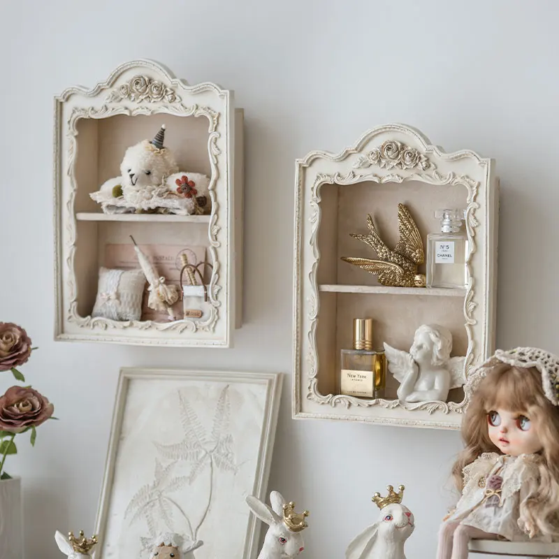 Furniture for small-sized apartments relief multi-layer wall cabinet storage wall hanging cabinet