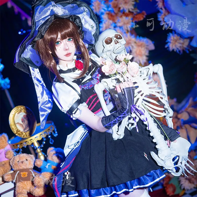 

Emma Woods Identity V Gardener Halloween Concert Cosplay Costume Game Anime Carnival Party Comic Con Performance