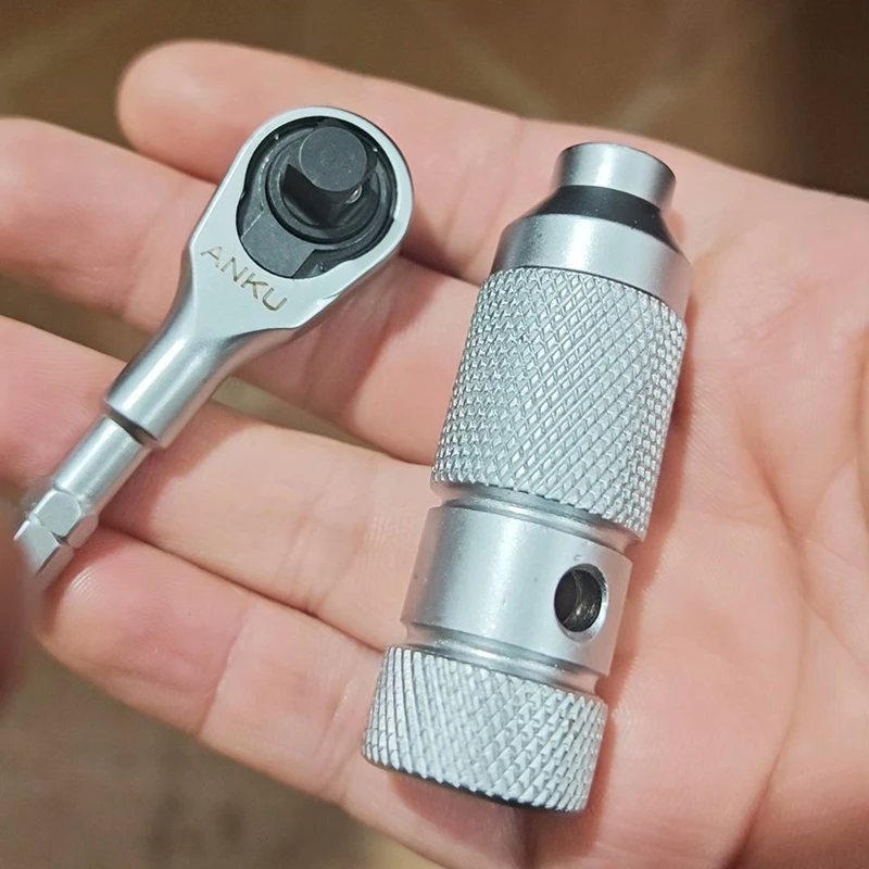 

2-в-1 новый стальной съемный торцевой ключ с трещоткой, толстая нескользящая ручка для уличного мини-инструмента, портативный ремонт велосипеда