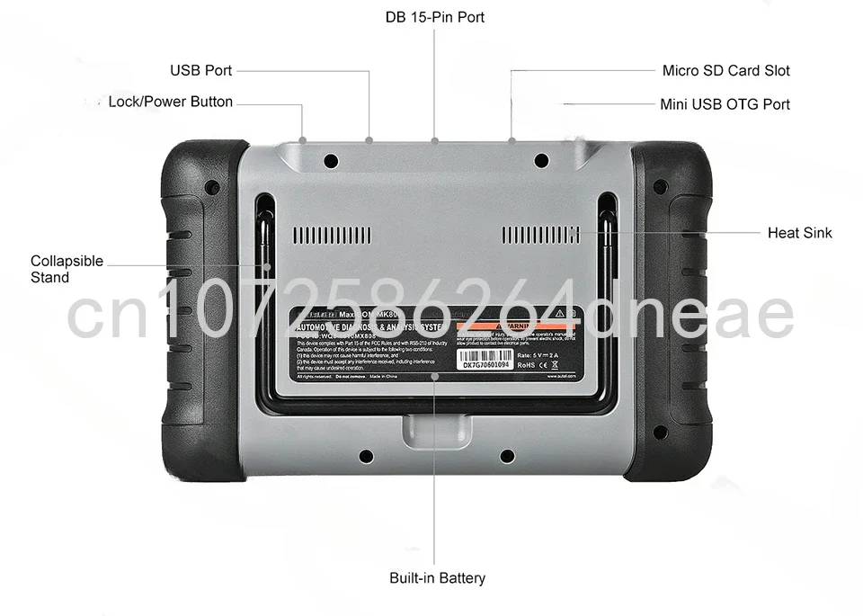 For Autel MK808S Diagnostic Scanner Tool Autel MaxiCOM MK808S OBD2 Self-enhanced The Update Version of MK808 Diagnostic Tool