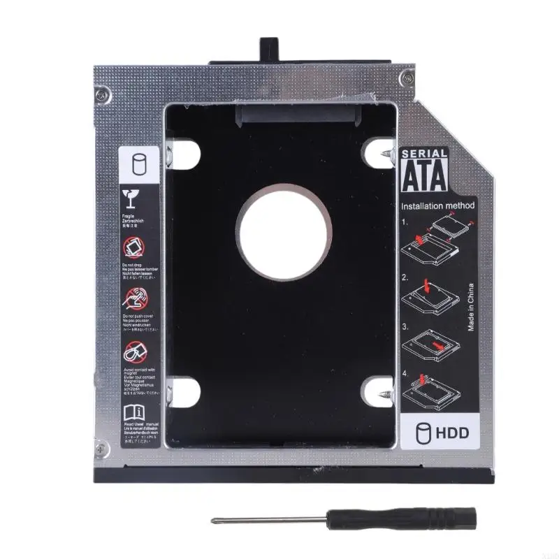 

N1HD 9.5mm 2nd SSD Hard Adapter Tray Enclosure for ThinkpadT420