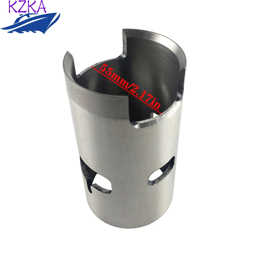 351-10937 Cylinder Liner Sleeve for  tohatsu 9.9HP 15HP 2 stroke outboard motor Inside Diameter  55 MM 351-10937-00 T15-10937-00