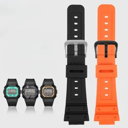 For Casio 16mm Watch Strap Convex Interface Sweat-Proof Wear-Resistant Silicone Ga2100 Gw6900 Gd120 Dw5600 5610 Accessories