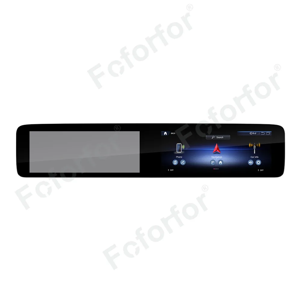 Car GPS Navigation Android 14 CarPlay For Mercedes Benz S-Class Special 2014-2017 Dual 12.3 Inch Screen Radio Stereo Head Unit