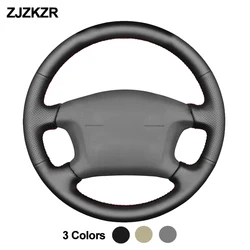 Car Steering Wheel Cover For Toyota 4Runner Camry Corolla Sienna 1997 - 2003 4-spokes Dark Gray Beige Black Mircrofiber Leather