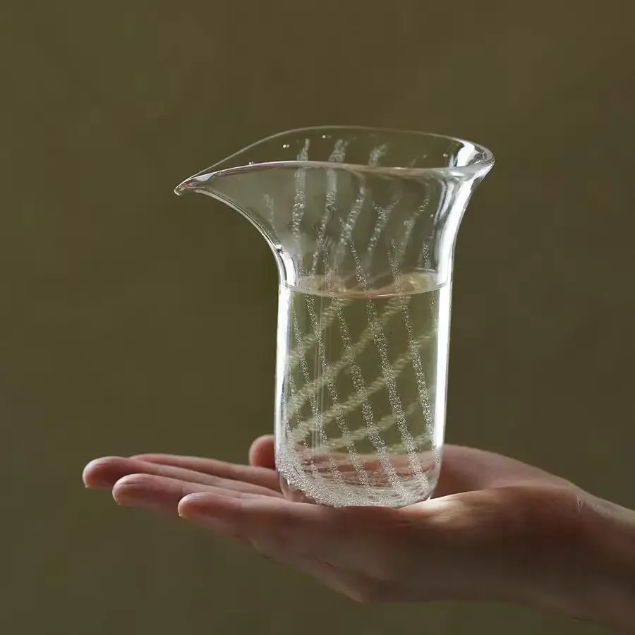 

Handmade Bubble Crystal Glass Cup Tea Pitcher Handmade Justice Cup Flower Tea Fair Mug Tableware Craft Supplies