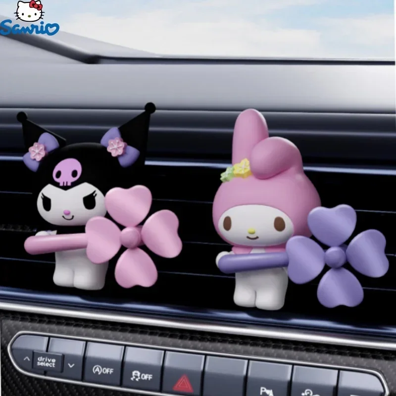 Original Sanrio meine Melodie Kuromi Auto Aroma therapie Klimaanlage Entlüftung Auto Dekoration Cinna moroll Auto Innendekoration