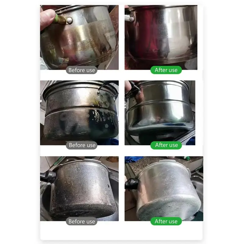 Cookware Cleaning Paste Cookware Rust Remover Portable Multi-Surface Cleaning Paste Decontamination Cleaner For Ceramics Stoves