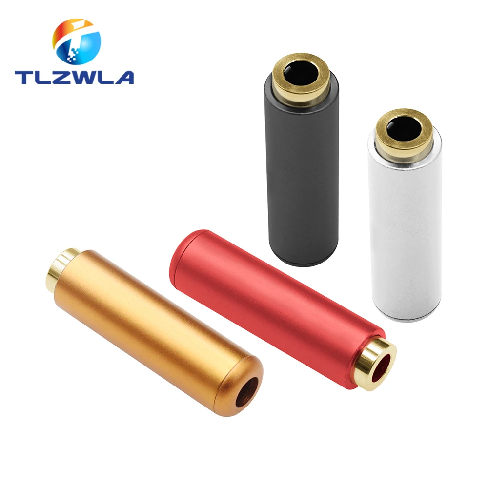 3.5mm 4Poles Stereo Female Plug Jack Connector Gold Plated Audio Soldering DIY Type Connector
