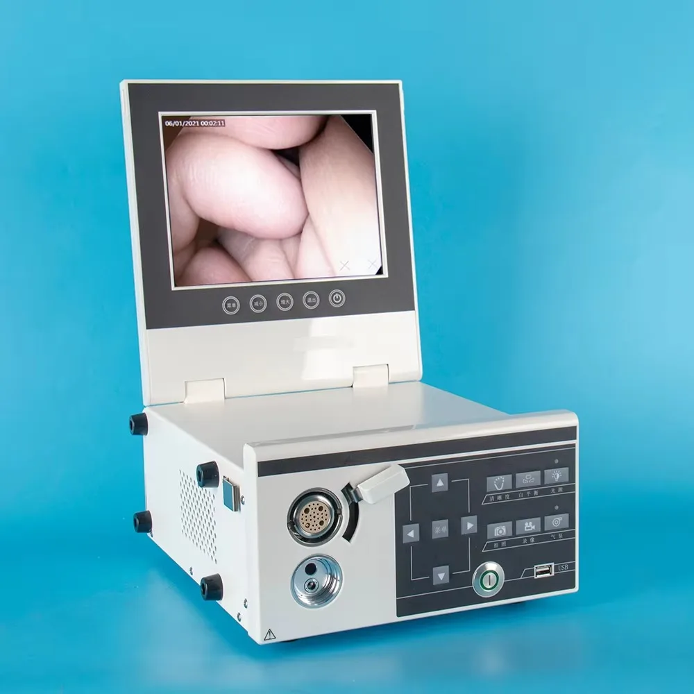 Portable Veterinary Gastroscope Video Gastroscope Endoscope Pet Clinic Hospital, Dog Cat Animal Veterinary Mirror Equi